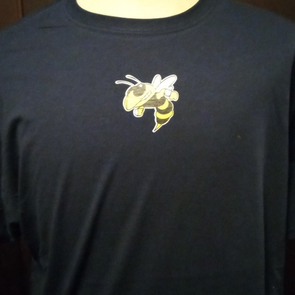 GEORGIA TECH YELLOW JACKETS Men's Short Sleeve Russell Brand Tee (NWT) XL 46-48